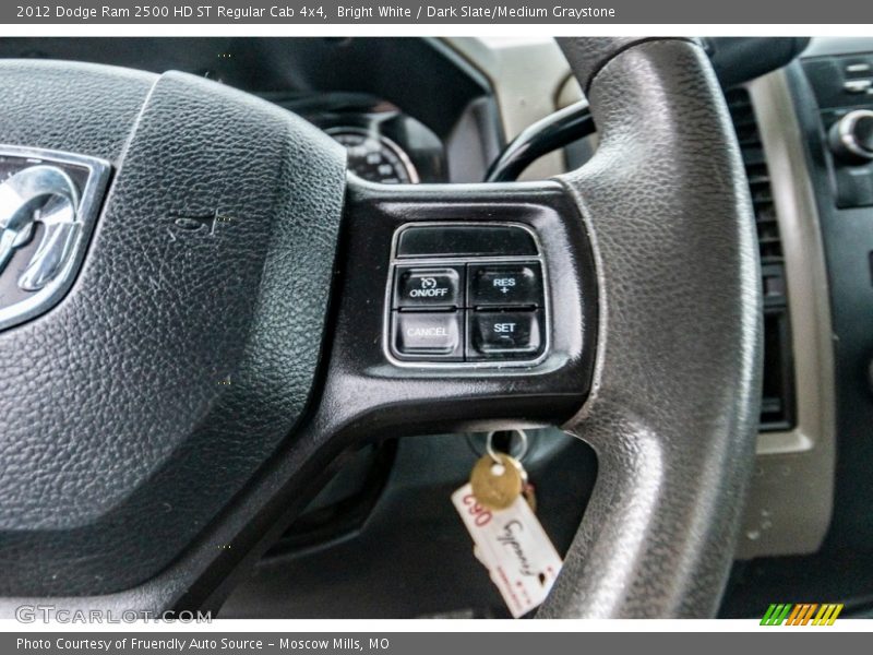 Bright White / Dark Slate/Medium Graystone 2012 Dodge Ram 2500 HD ST Regular Cab 4x4