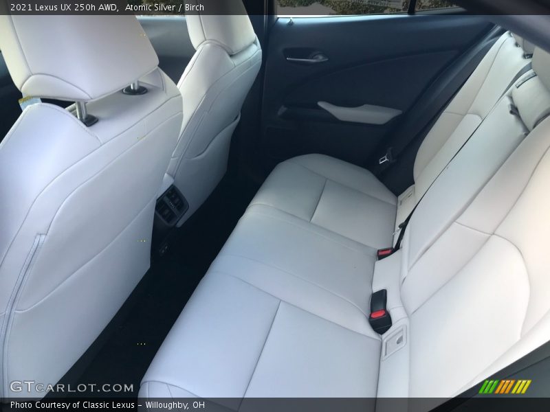 Rear Seat of 2021 UX 250h AWD