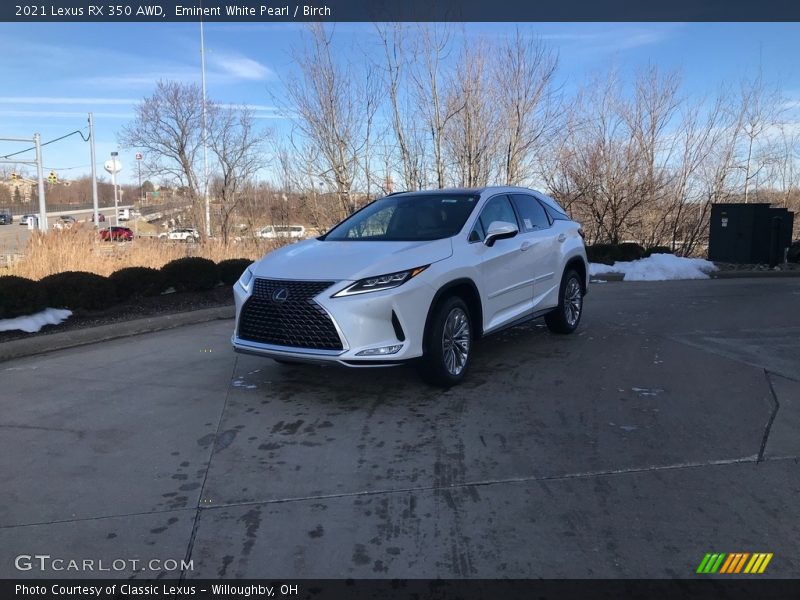 Front 3/4 View of 2021 RX 350 AWD