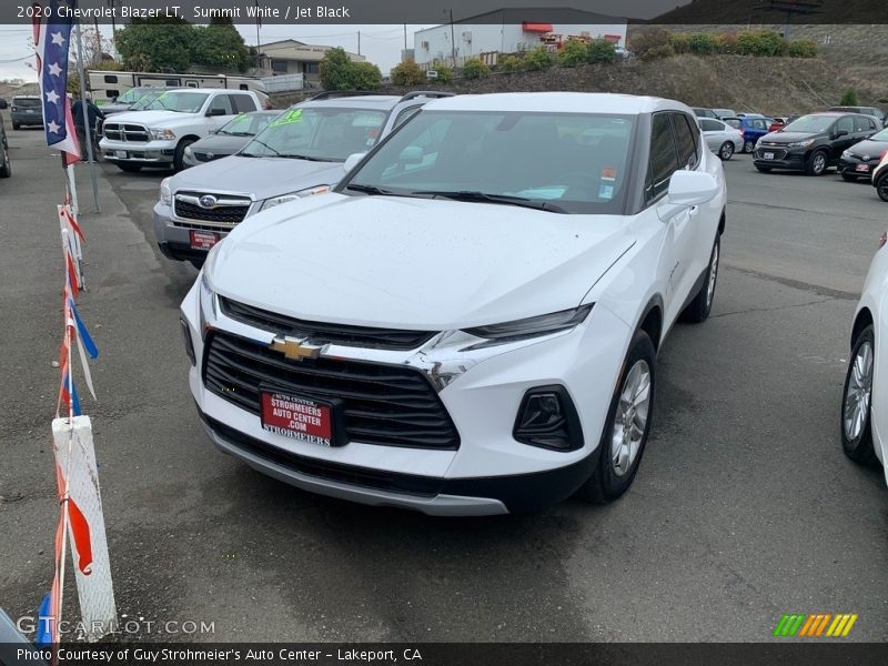 Summit White / Jet Black 2020 Chevrolet Blazer LT