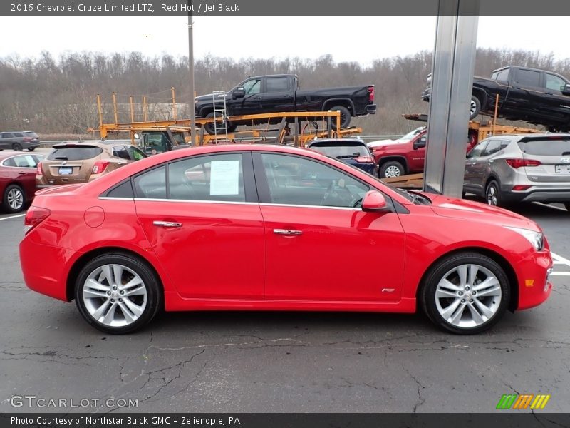 Red Hot / Jet Black 2016 Chevrolet Cruze Limited LTZ