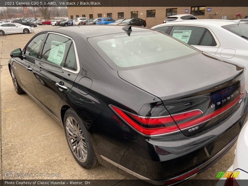 Vik Black / Black/Black 2021 Genesis G90 5.0 AWD