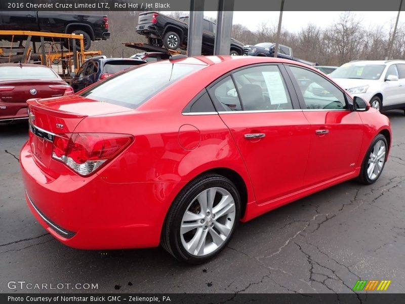 Red Hot / Jet Black 2016 Chevrolet Cruze Limited LTZ