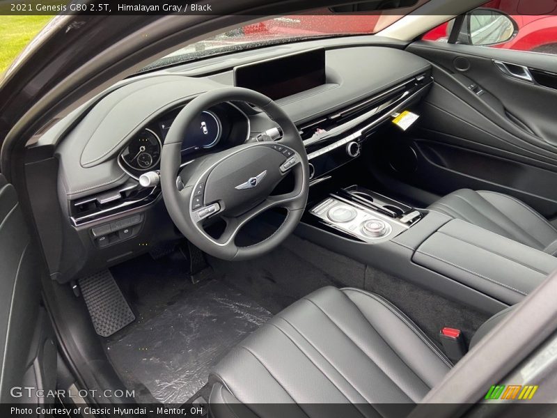  2021 G80 2.5T Black Interior