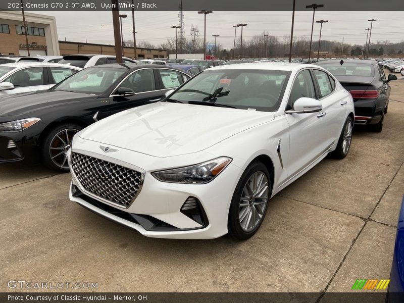 Front 3/4 View of 2021 G70 2.0T AWD