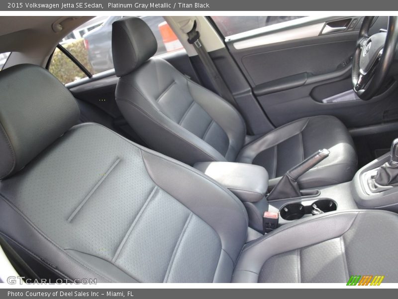 Front Seat of 2015 Jetta SE Sedan
