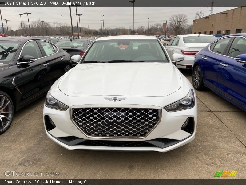  2021 G70 2.0T AWD Uyuni White