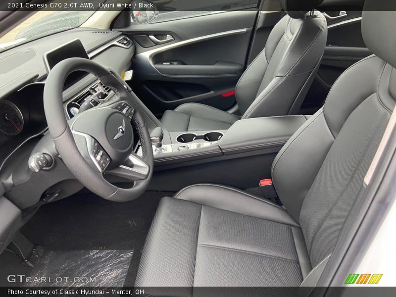 Front Seat of 2021 G70 2.0T AWD
