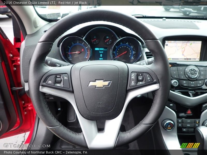 Red Hot / Jet Black 2016 Chevrolet Cruze Limited LTZ