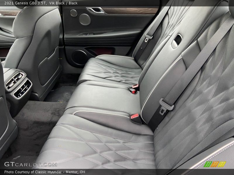 Rear Seat of 2021 G80 3.5T