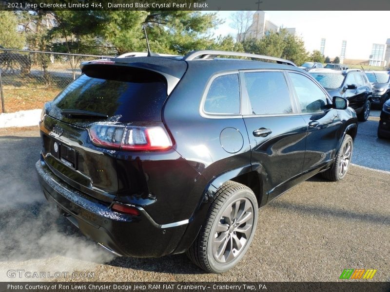 Diamond Black Crystal Pearl / Black 2021 Jeep Cherokee Limited 4x4