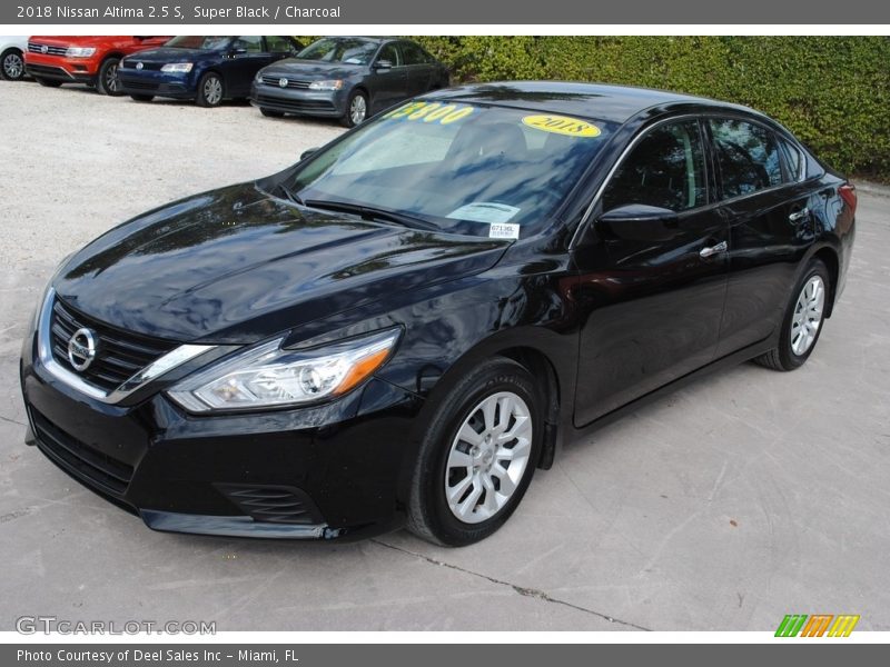 Super Black / Charcoal 2018 Nissan Altima 2.5 S