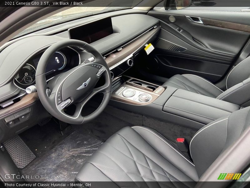  2021 G80 3.5T Black Interior
