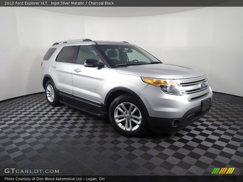 Ingot Silver Metallic / Charcoal Black 2013 Ford Explorer XLT