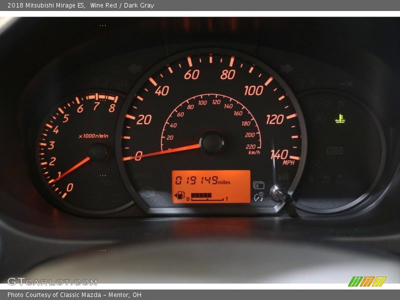  2018 Mirage ES ES Gauges