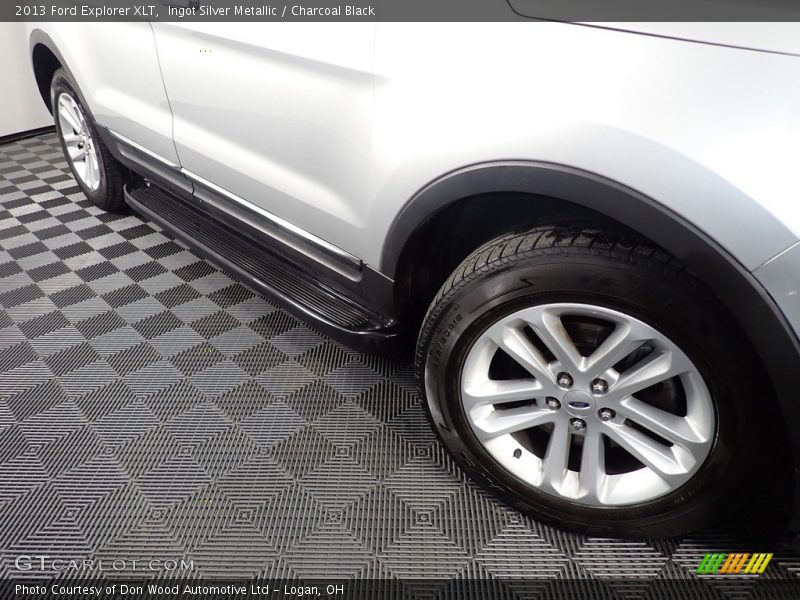 Ingot Silver Metallic / Charcoal Black 2013 Ford Explorer XLT
