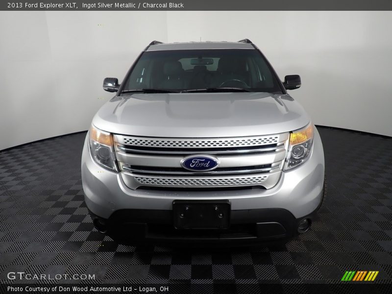 Ingot Silver Metallic / Charcoal Black 2013 Ford Explorer XLT
