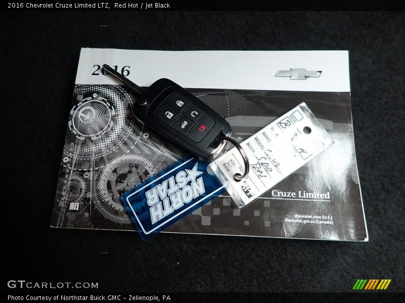Red Hot / Jet Black 2016 Chevrolet Cruze Limited LTZ