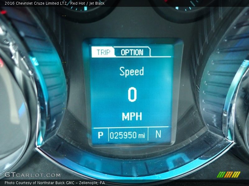 Red Hot / Jet Black 2016 Chevrolet Cruze Limited LTZ