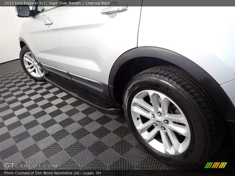 Ingot Silver Metallic / Charcoal Black 2013 Ford Explorer XLT