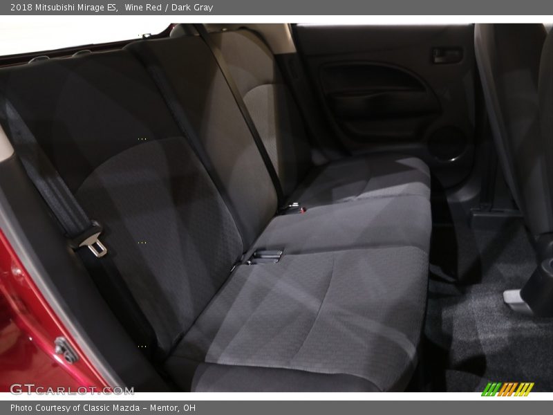 Wine Red / Dark Gray 2018 Mitsubishi Mirage ES