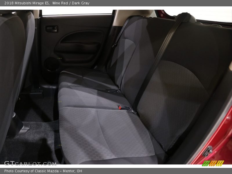 Wine Red / Dark Gray 2018 Mitsubishi Mirage ES