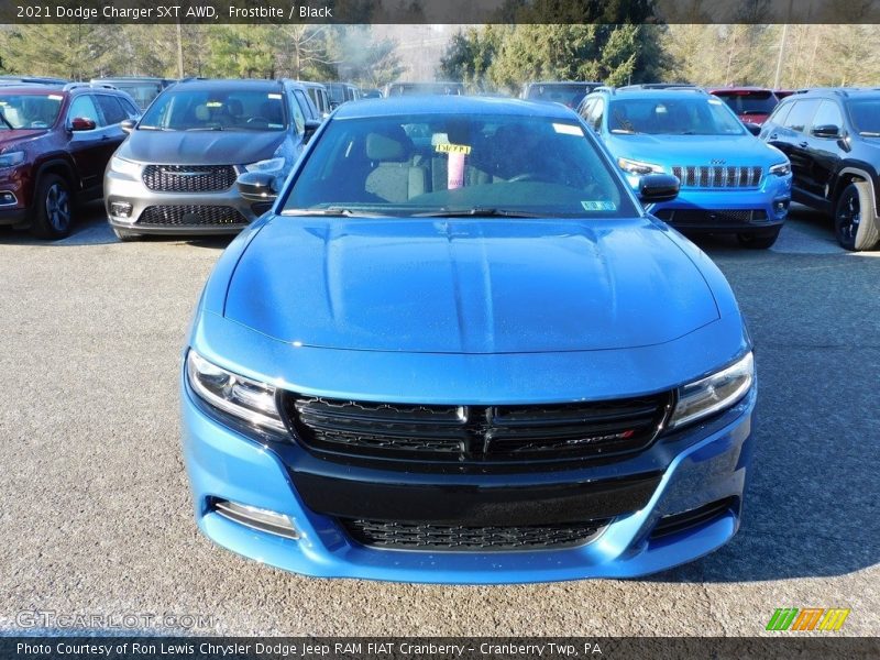 Frostbite / Black 2021 Dodge Charger SXT AWD