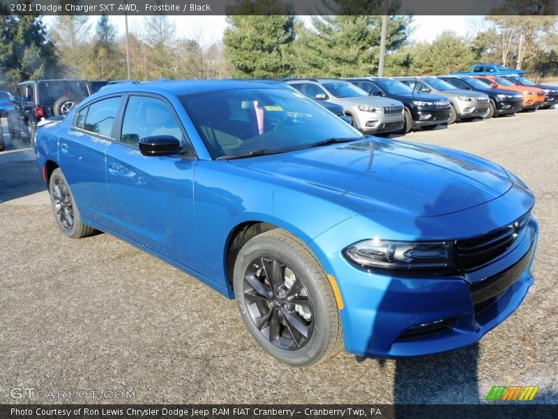 Frostbite / Black 2021 Dodge Charger SXT AWD
