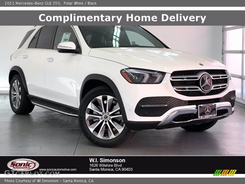 Polar White / Black 2021 Mercedes-Benz GLE 350