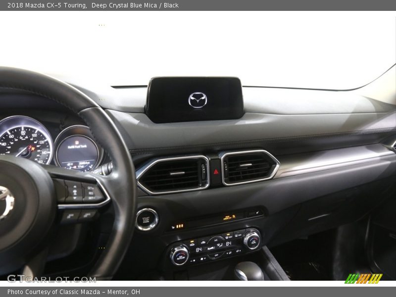 Deep Crystal Blue Mica / Black 2018 Mazda CX-5 Touring