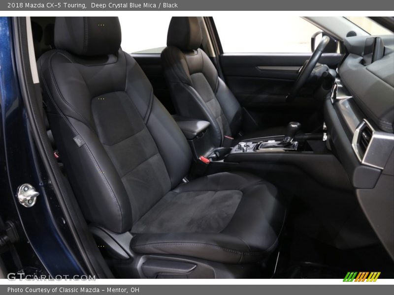 Deep Crystal Blue Mica / Black 2018 Mazda CX-5 Touring
