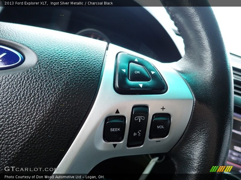 Ingot Silver Metallic / Charcoal Black 2013 Ford Explorer XLT