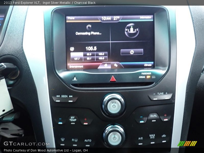 Ingot Silver Metallic / Charcoal Black 2013 Ford Explorer XLT