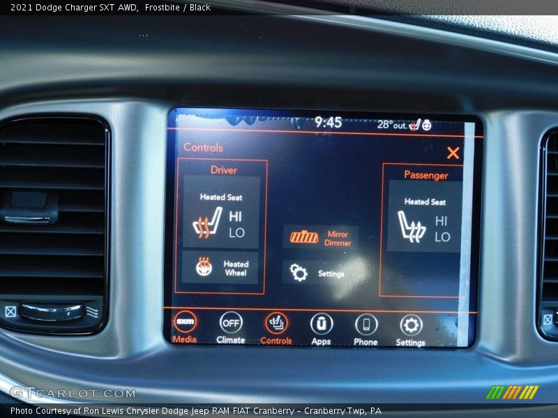 Frostbite / Black 2021 Dodge Charger SXT AWD