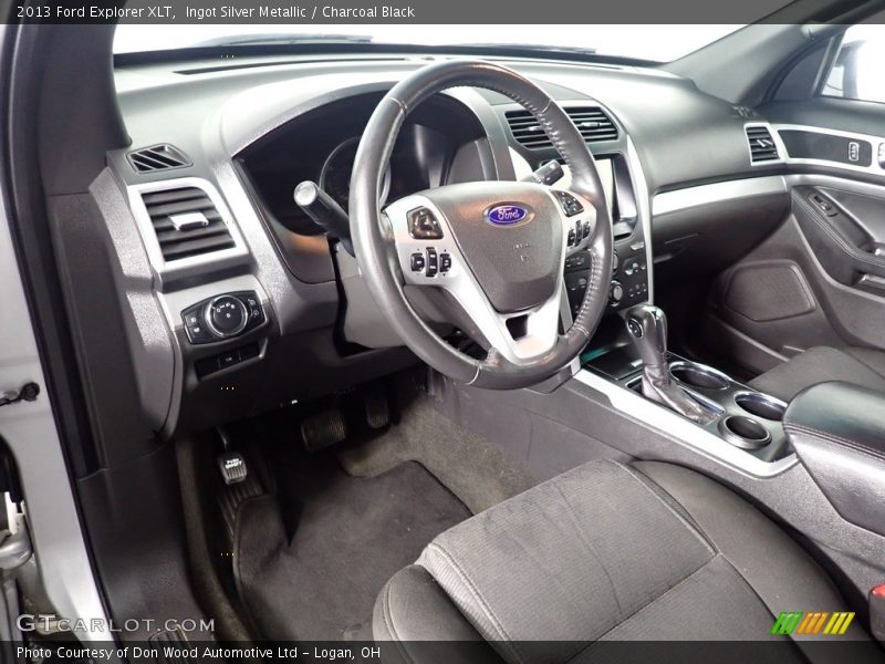 Ingot Silver Metallic / Charcoal Black 2013 Ford Explorer XLT