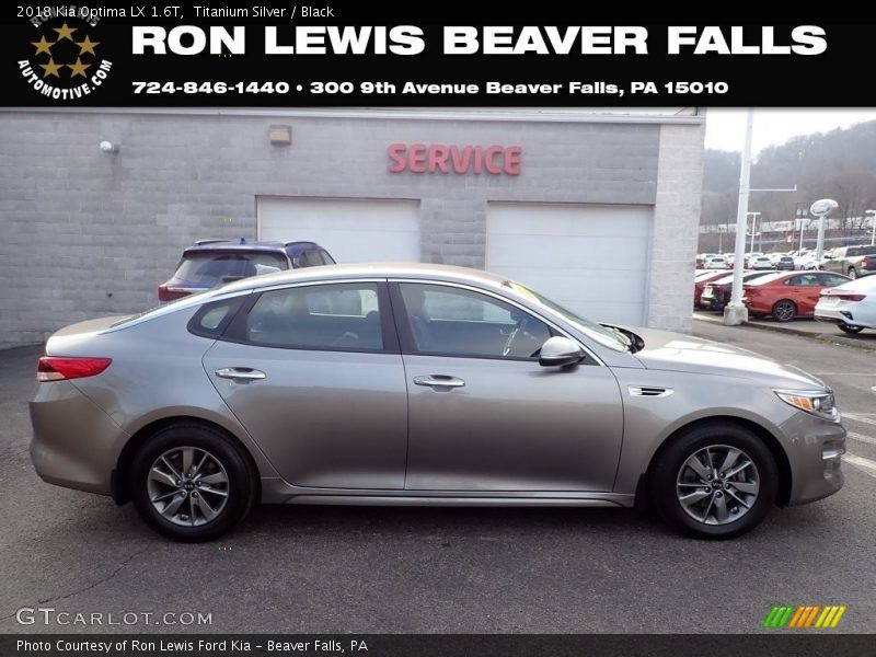 Titanium Silver / Black 2018 Kia Optima LX 1.6T