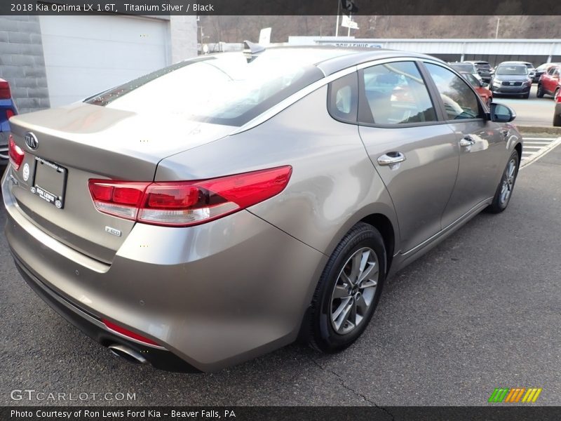 Titanium Silver / Black 2018 Kia Optima LX 1.6T