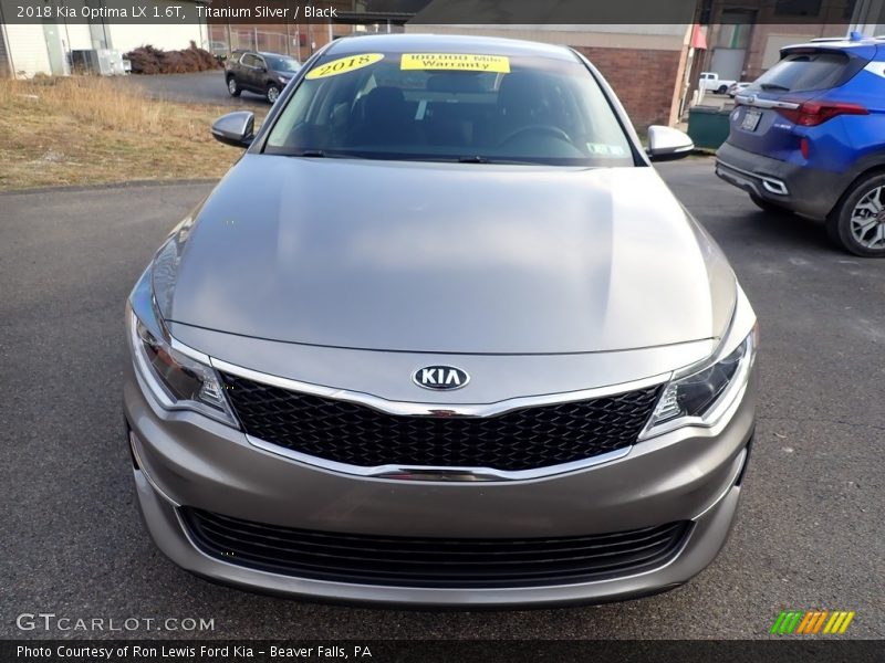 Titanium Silver / Black 2018 Kia Optima LX 1.6T