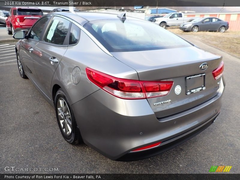 Titanium Silver / Black 2018 Kia Optima LX 1.6T