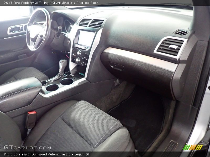 Ingot Silver Metallic / Charcoal Black 2013 Ford Explorer XLT