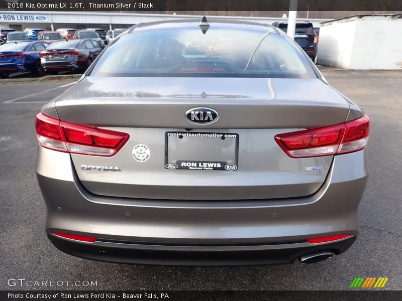 Titanium Silver / Black 2018 Kia Optima LX 1.6T