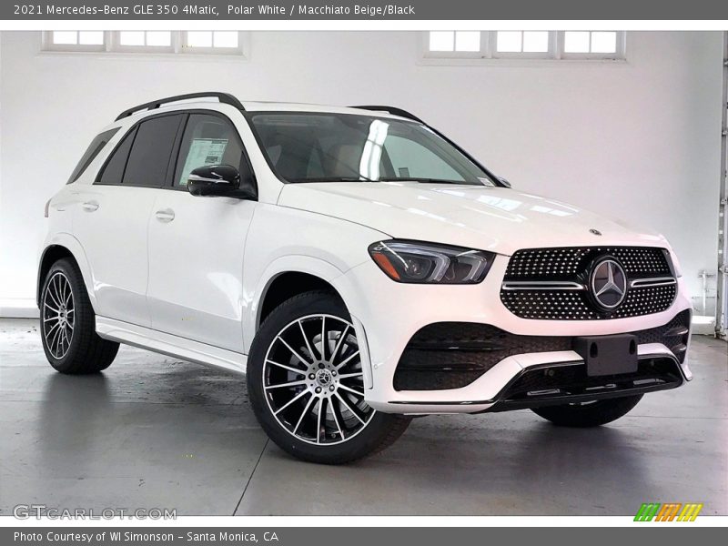 Polar White / Macchiato Beige/Black 2021 Mercedes-Benz GLE 350 4Matic