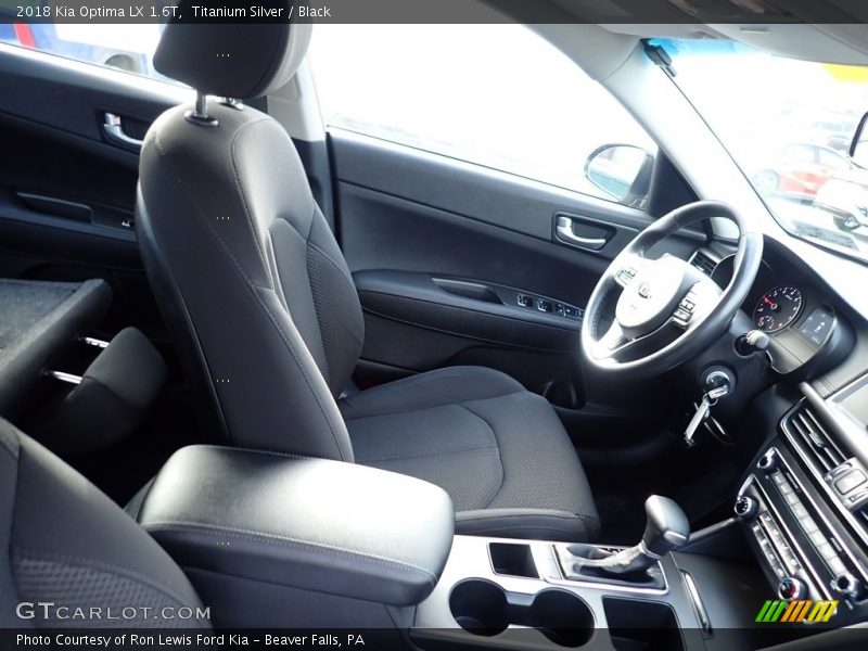 Titanium Silver / Black 2018 Kia Optima LX 1.6T