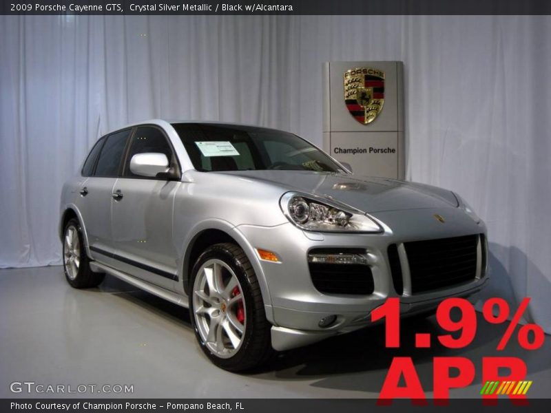 Crystal Silver Metallic / Black w/Alcantara 2009 Porsche Cayenne GTS