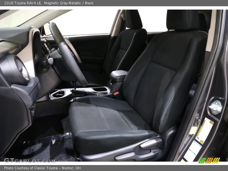 Magnetic Gray Metallic / Black 2018 Toyota RAV4 LE