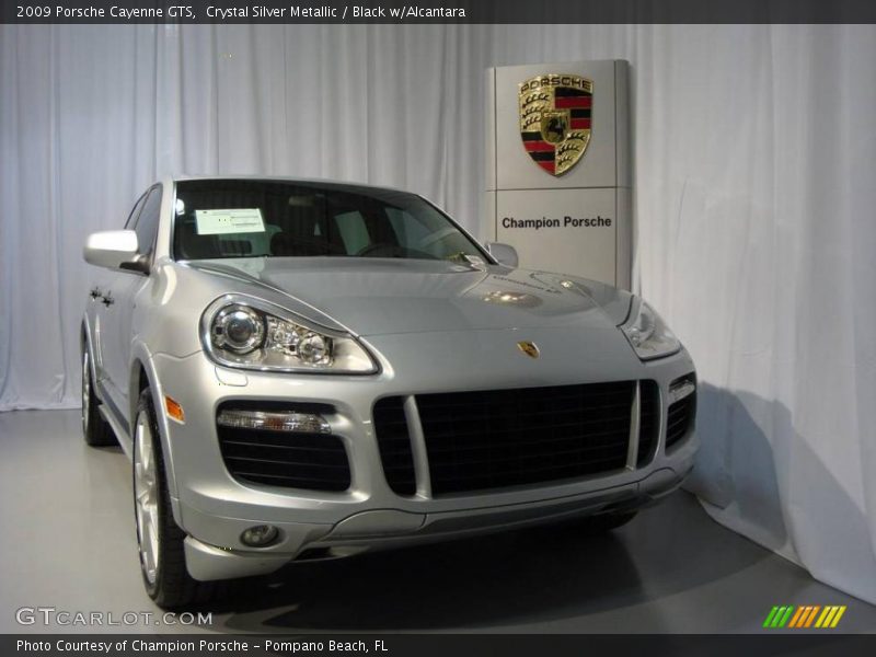 Crystal Silver Metallic / Black w/Alcantara 2009 Porsche Cayenne GTS