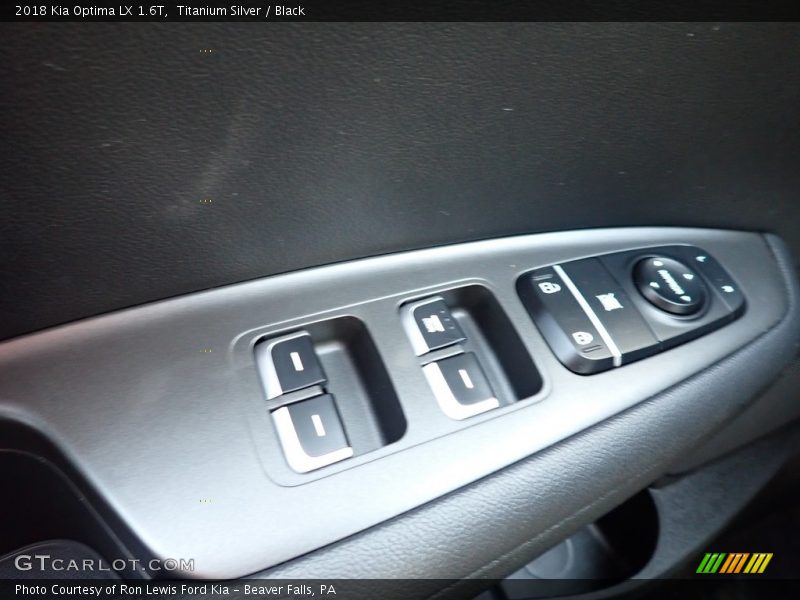 Titanium Silver / Black 2018 Kia Optima LX 1.6T