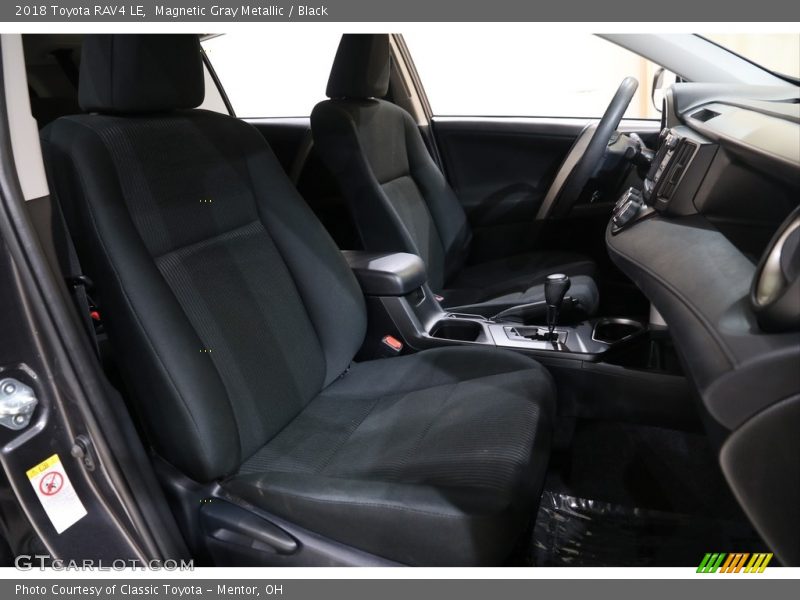 Magnetic Gray Metallic / Black 2018 Toyota RAV4 LE