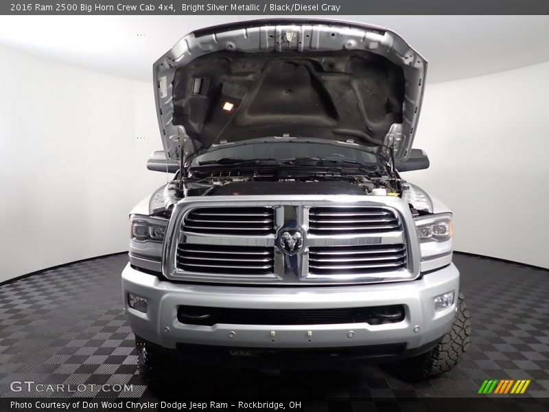 Bright Silver Metallic / Black/Diesel Gray 2016 Ram 2500 Big Horn Crew Cab 4x4