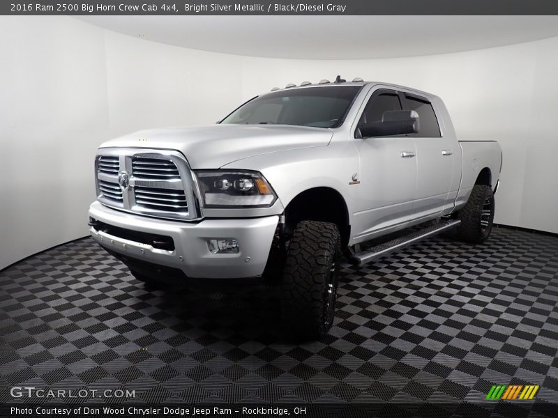 Bright Silver Metallic / Black/Diesel Gray 2016 Ram 2500 Big Horn Crew Cab 4x4
